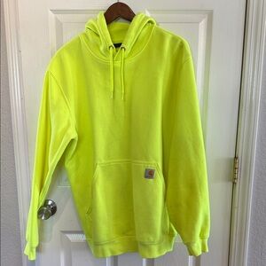 Carhartt Men's Bright Yellow Hoodie